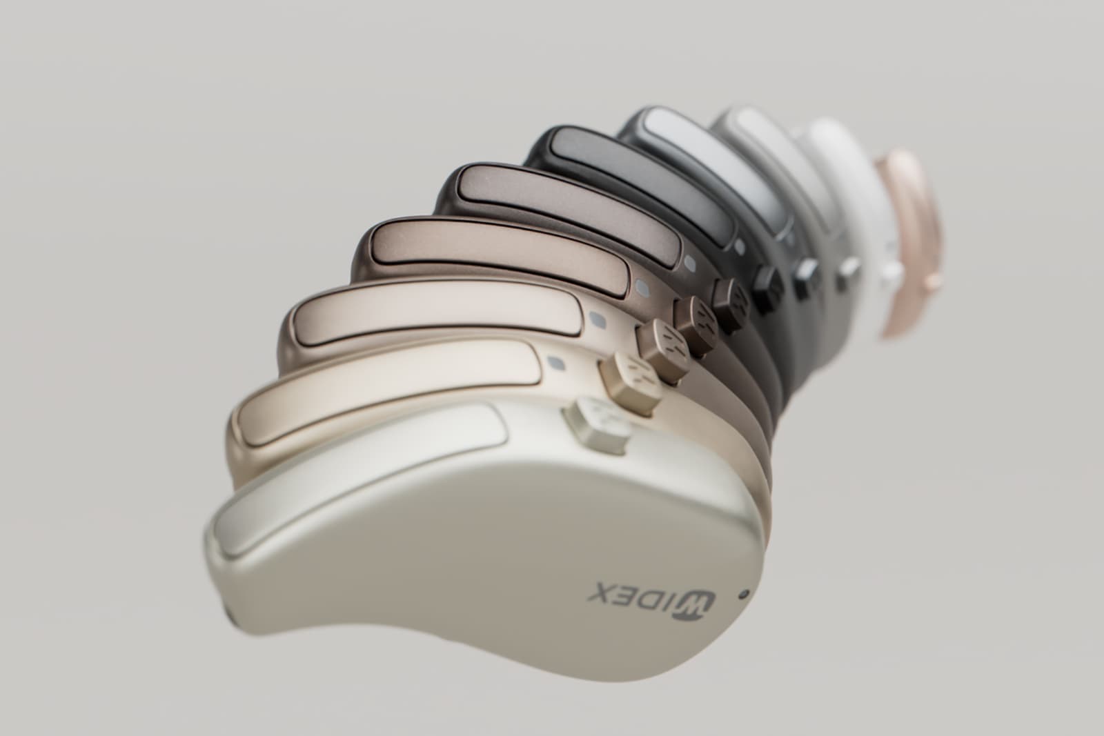 Widex Allure RIC hearing aid colour range