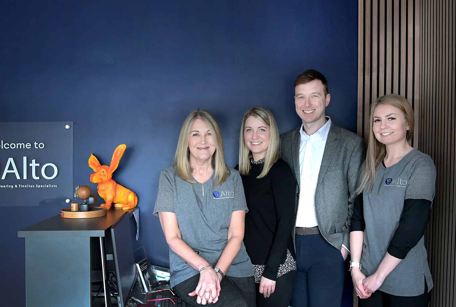 Hearing care team at Alto Hearing & Tinnitus Specialists Lutterworth
